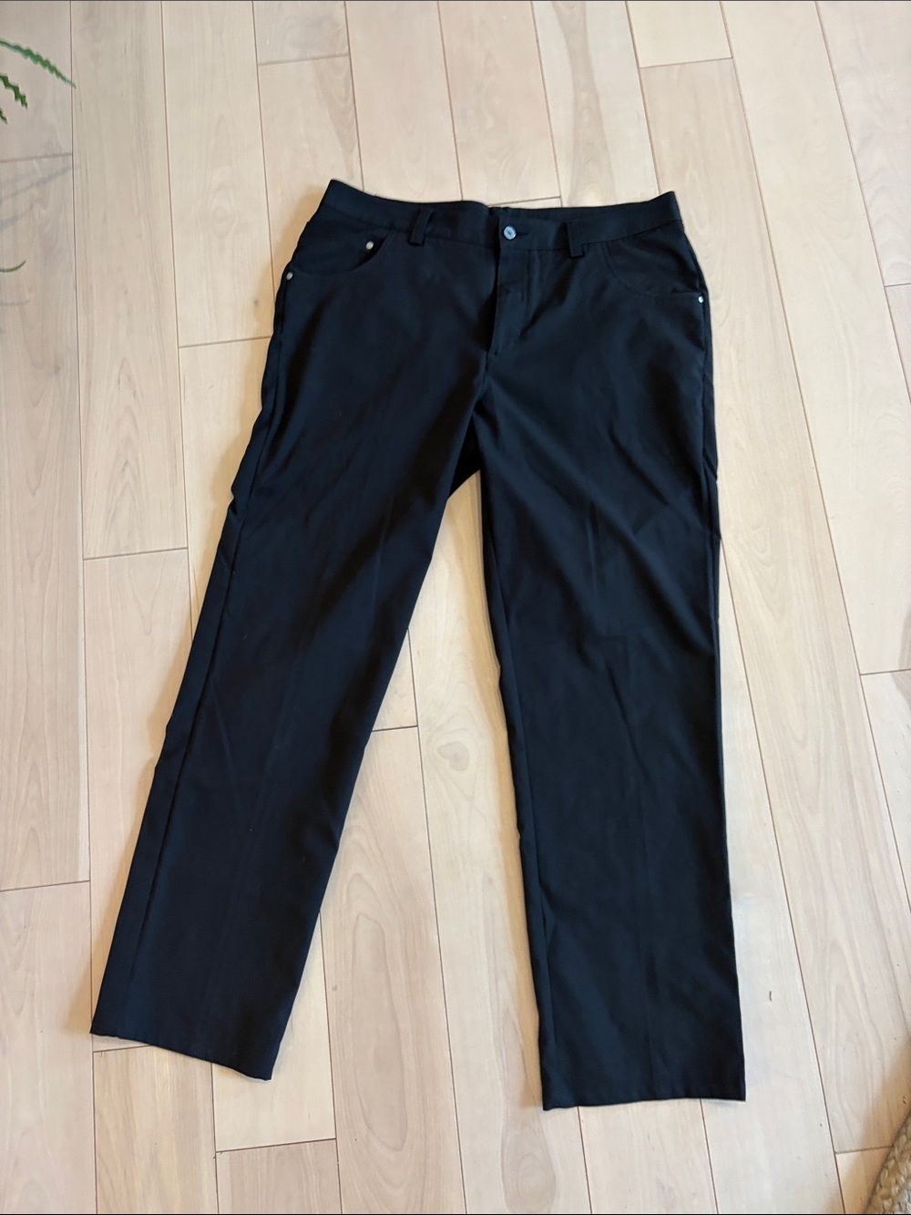 Puma Men's Black Straight-Leg Golf Pants 36x34